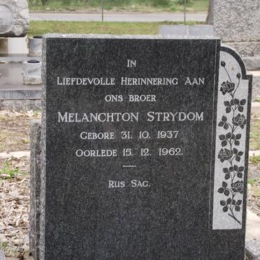 STRYDOM Melanchton 1937-1962