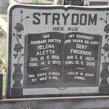 STRYDOM Helena Aletta 1950-1970 :: STRYDOM Gert Frederick 1924-2005
