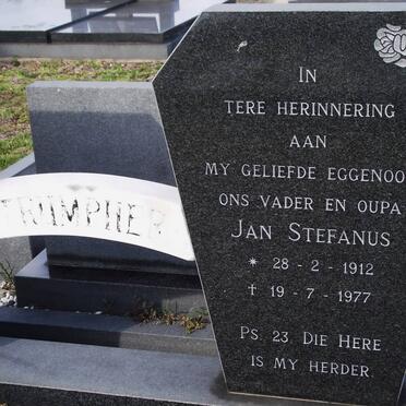 STRUMPHER Jan Stefanus 1912-1977