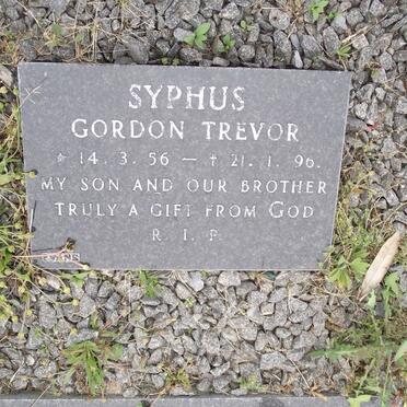 SYPHUS Gordon Trevor 1956-1996