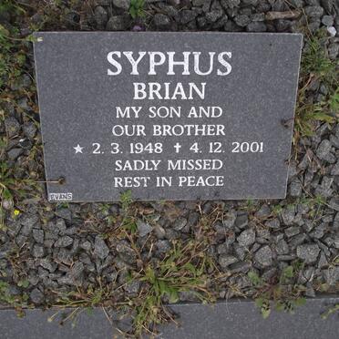 SYPHUS Brian 1948-2001