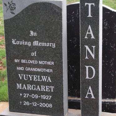 TANDA Vuyelwa Margaret 1927-2008