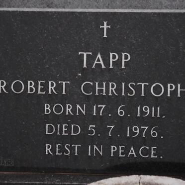 TAPP Robert Christopher 1911-1976