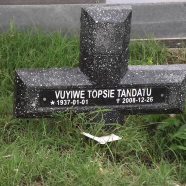 TANDATU Vuyiwe Topsie 1937-2008