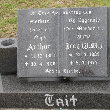 TAIT Arthur 1904-1980 &amp; J.M. 1909-1977