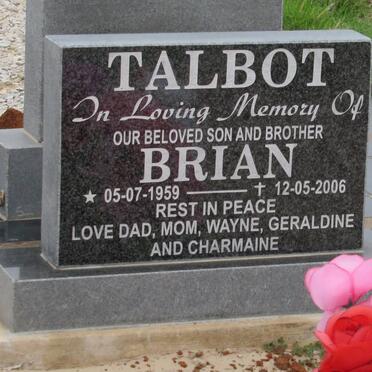 TALBOT Brian 1959-2006