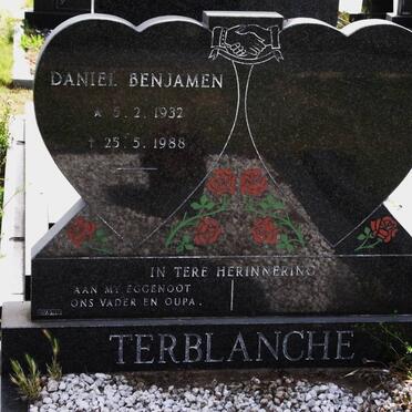 TERBLANCHE Daniel Benjamen 1932-1988