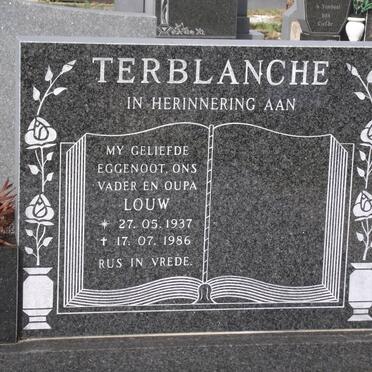 TERBLANCHE Louw 1937-1986