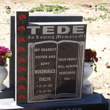 TEDE Nonzwakazi Evelyn 1929-2011