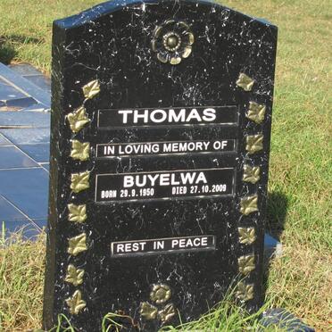THOMAS Buyelwa Margaret 1950-2009