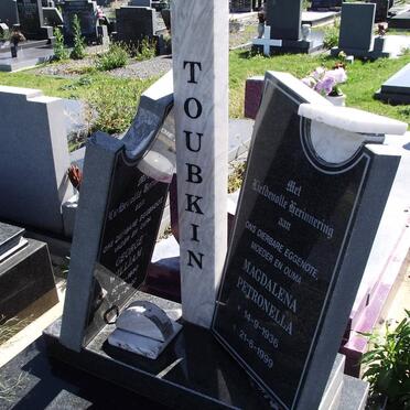 TOUBKIN George William 1930-2007 &amp; Magdalena Petronella 1936-1999