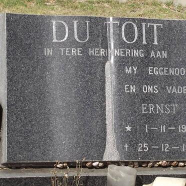 TOIT Ernst, du 1909-1981