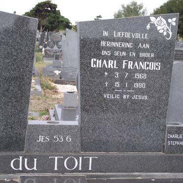 TOIT Charl Francois, du 1968-1990