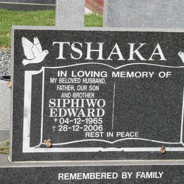TSHAKA Siphiwo Edward 1965-2006