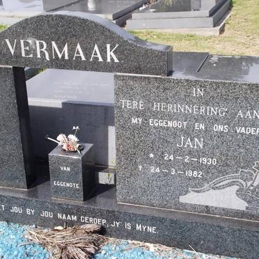 VERMAAK Jan 1930-1982