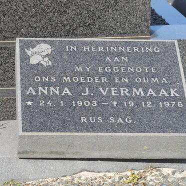 VERMAAK Anna J. 1903-1976