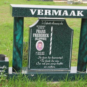 VERMAAK Frans Frederick 1972-2004