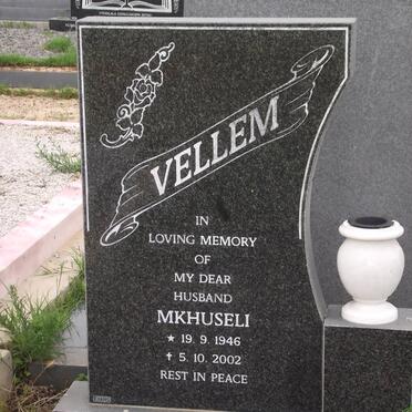 VELLEM Mkhuseli 1946-2002
