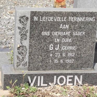 VILJOEN G.J. 1912-1982