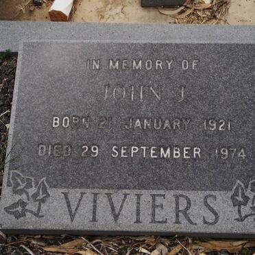 VIVIERS John J. 1921-1974