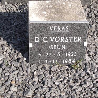 VORSTER D.C. 1923-1984