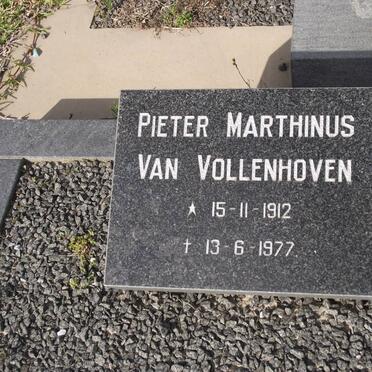 VOLLENHOVEN Pieter Marthinus, van 1912-1977