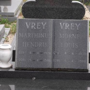 VREY Marthinus Hendrik 1978-1988 :: VREY Morné Louis 1979-1988