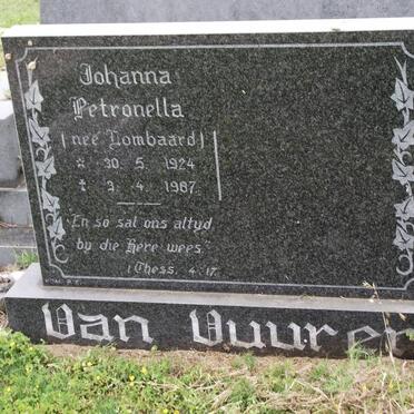 VUUREN Johanna Petronella 1924-1987