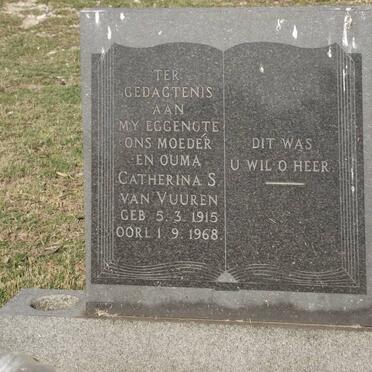 VUUREN Catherina S., van 1915-1968