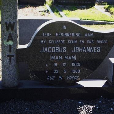 WAIT Jacobus Johannes 1960-1980