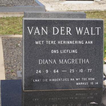 WALT Diana Magretha, van der 1964-1977