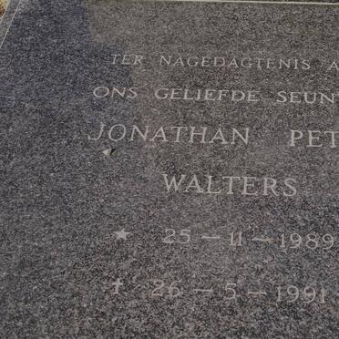 WALTERS Jonathan Peter 1989-1991