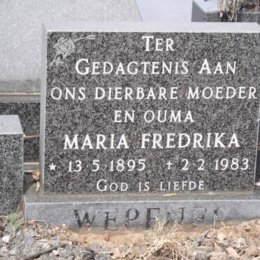 WEPENER Maria Fredrika 1895-1983