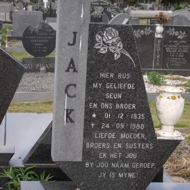 WEBSTER Jack H. 1935-1988