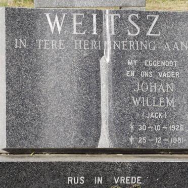 WEITSZ Johan Willem 1926-1981