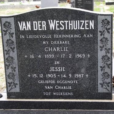 WESTHUIZEN Charlie S., van der 1899-1969 &amp; J.C. 1905-1987