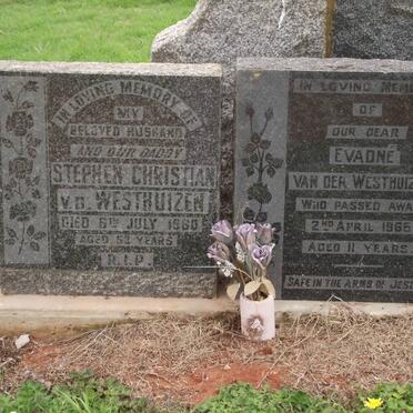 WESTHUIZEN Stephen Christian, van der -1960 :: WESTHUIZEN Evadné, van der -1966
