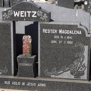 WEITZ Hester Magdalena 1941-1980