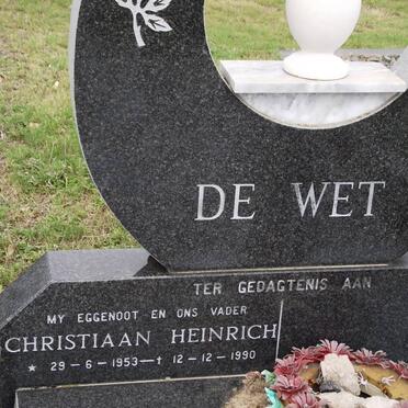 WET Christiaan Heinrich, de 1953-1990