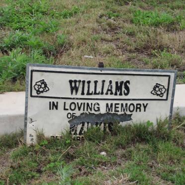 WILLIAMS Mzukisi Gideon 1960-2008