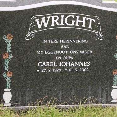 WRIGHT Carel Johannes 1929-2002