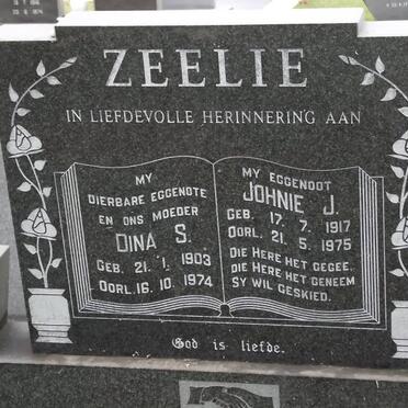 ZEELIE Dina S. 1903-1974 &amp; Johnie J. 1917-1975