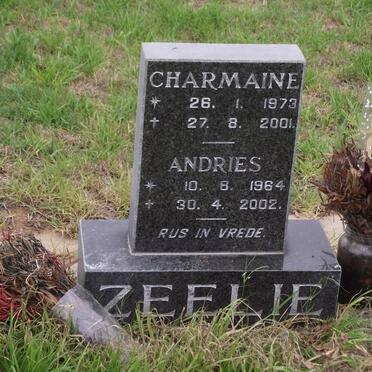 ZEELIE Andries 1964-2002 &amp; Charmaine 1973-2001