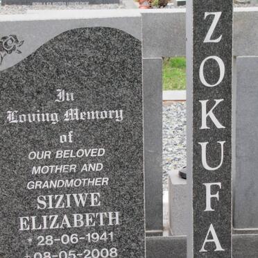 ZOKUFA Siziwe Elizabeth 1941-2008