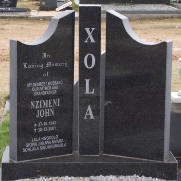 XOLA Nzimeni John 1942-2001