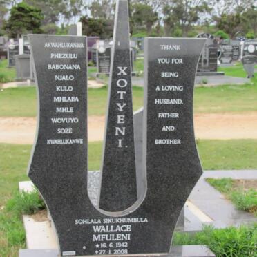 XOTYENI Wallace Mfuleni 1942-2008