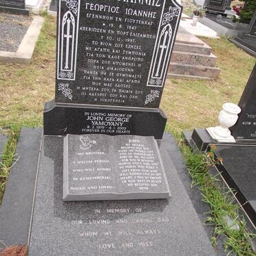 YAMOYANY John Geroge 1979-2003