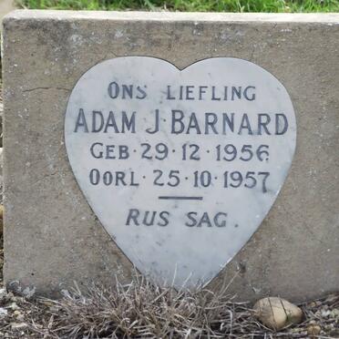 BARNARD Adam J. 1956-1957