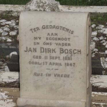 BOSCH Jan Dirk 1881-1947