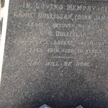 BULLISEAR Annie nee JAMES -1916